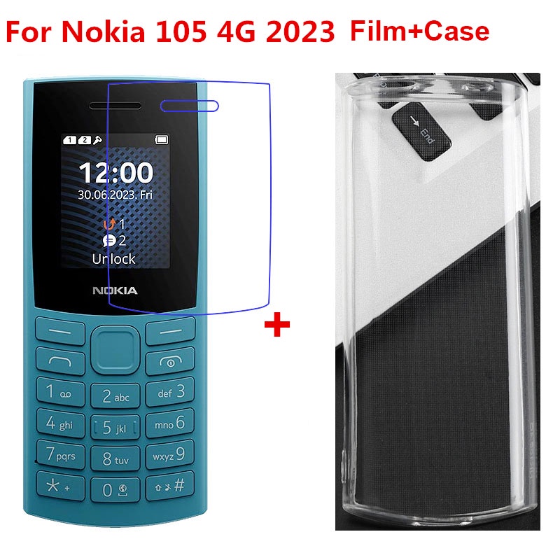 Ốp Điện Thoại Kính Viền TPU Thời Trang Sang Trọng Cho Nokia 105 4G 2023 Nokia 105 2G 2023 Nokia 105 