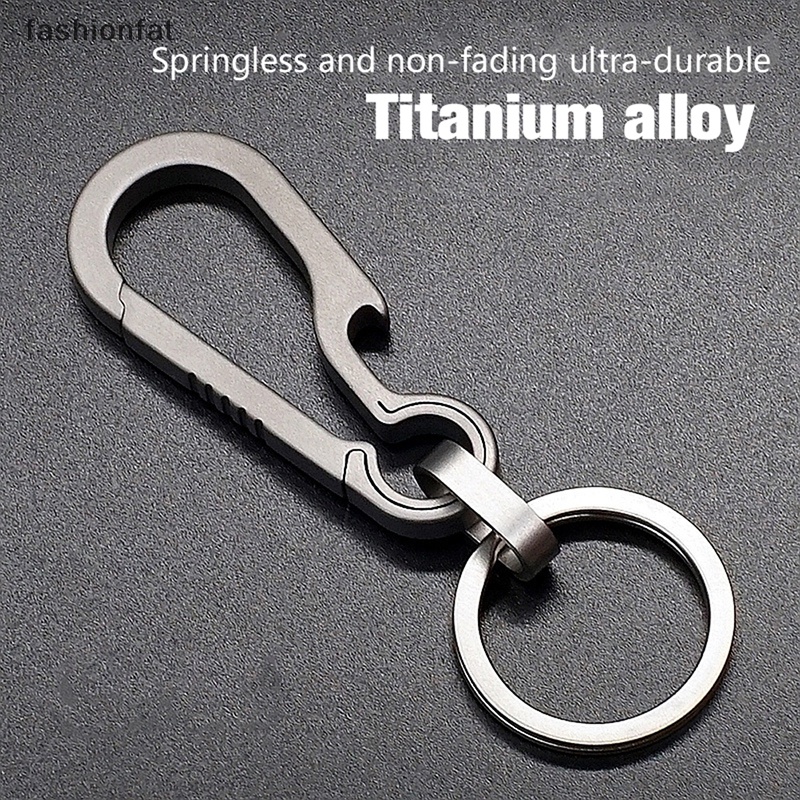 Móc Chìa Khóa Bằng Hợp Kim Titan Chất Lượng Cao