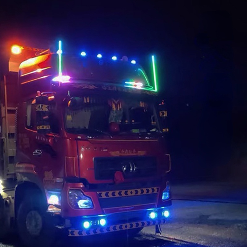 Ăng Ten Đèn LED RGB 24V 12V Cảnh Báo Nhiều Màu Sắc Gắn Trong Xe Hơi / Xe Tải / Tàu Thuyền