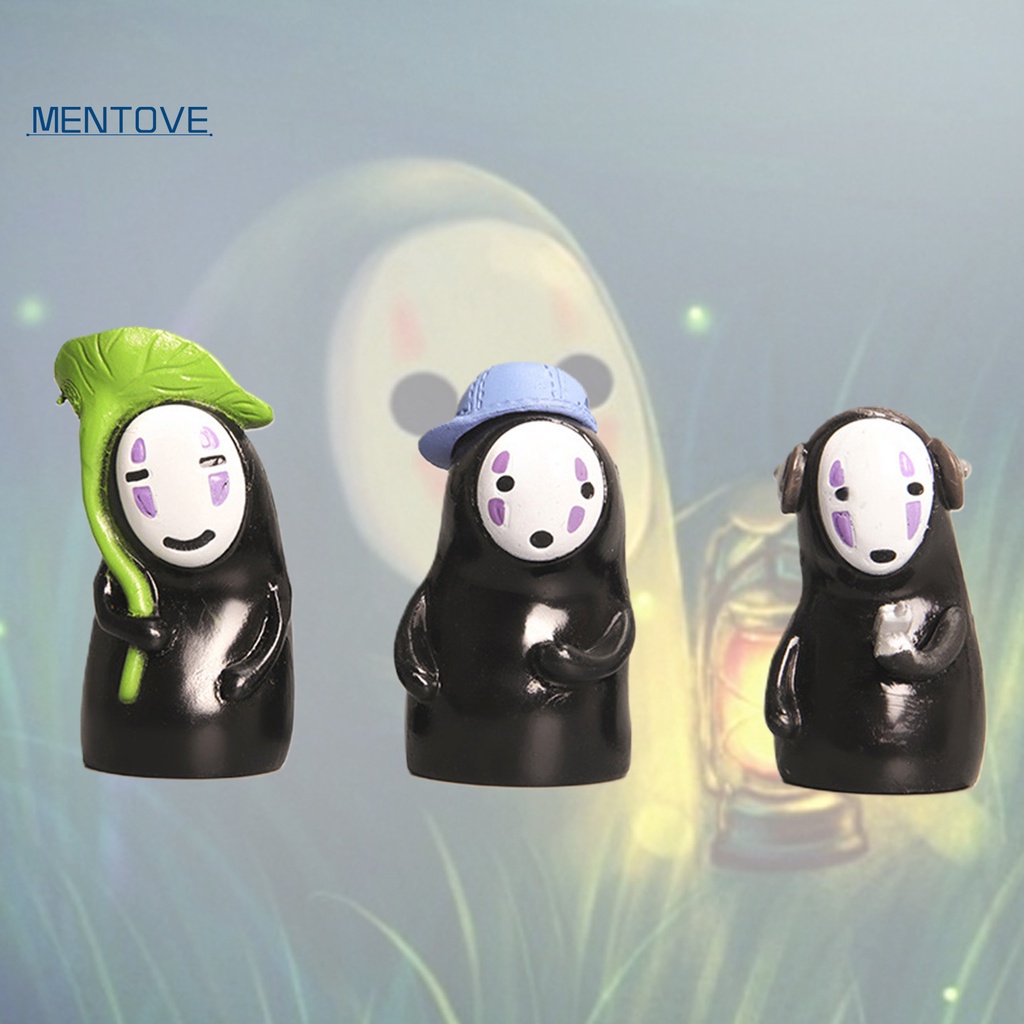 Set 6 Mô Hình Nhân Vật Vô Diện Trang Trí Tiểu Cảnh