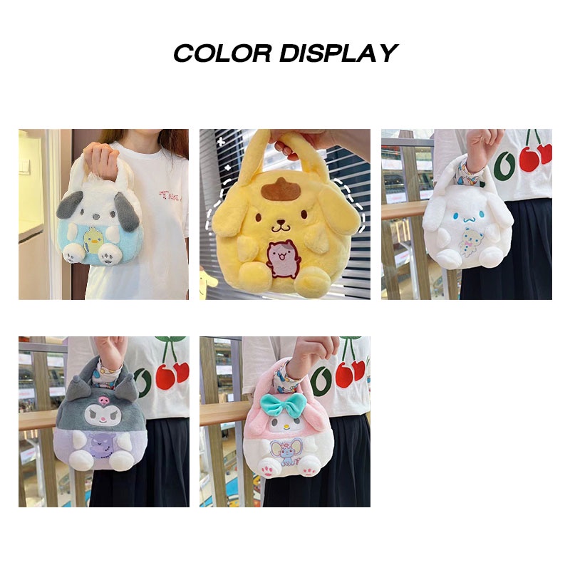 BEIBAOBAO Thời Trang Túi Xách mini Hình Cún Nhồi Bông Dễ Thương Xinh Xắn