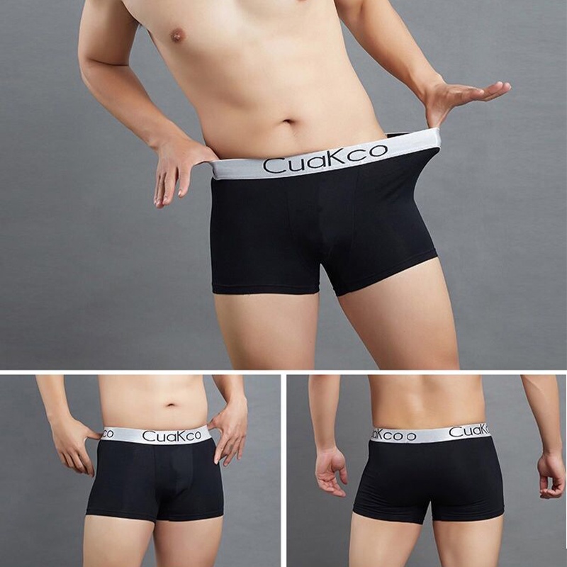 Quần Lót boxer Vải Sợi Thời Trang Gợi Cảm Dành Cho Nam