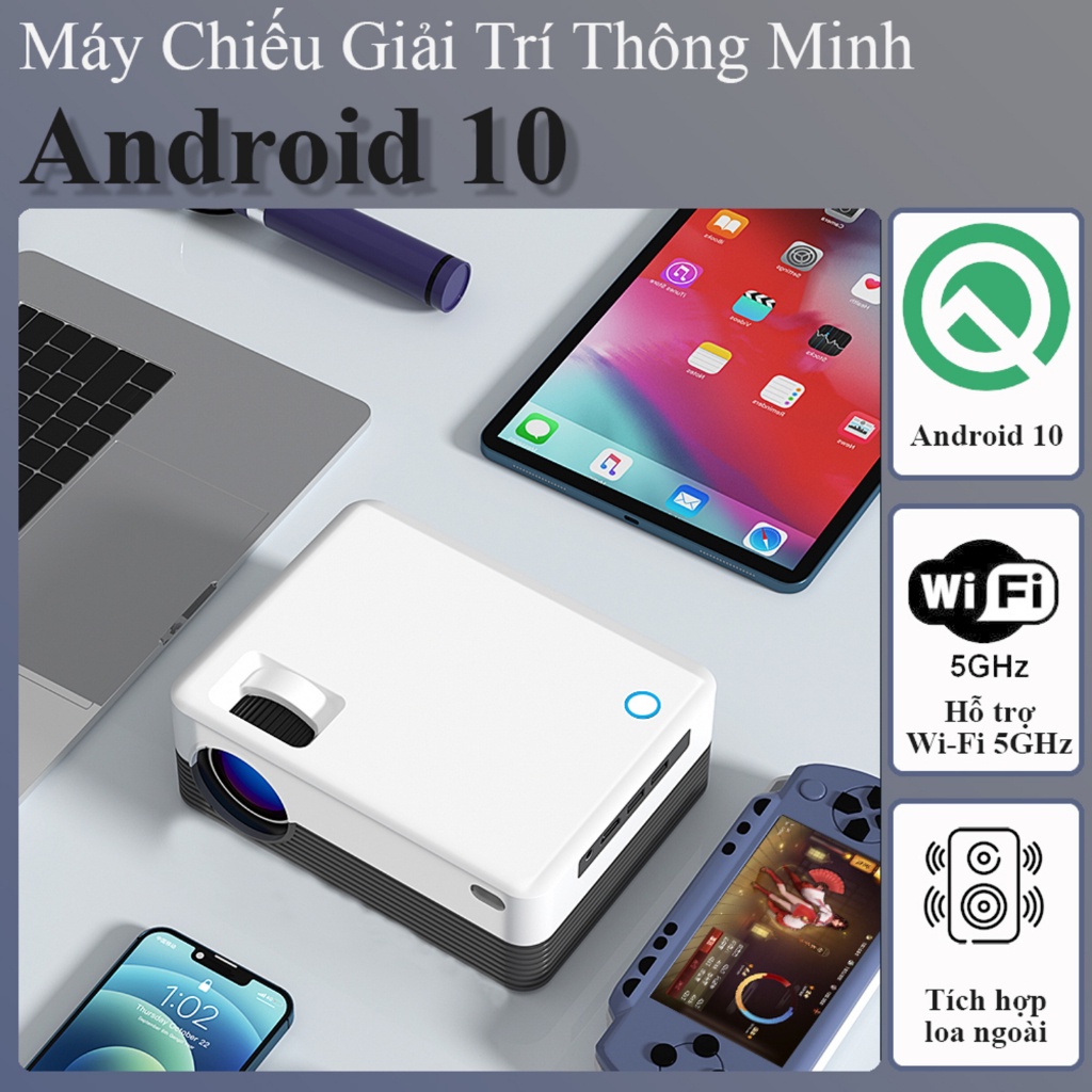 Máy Chiếu Thông Minh Android 10 Goodrich GR6688 Chính Hãng