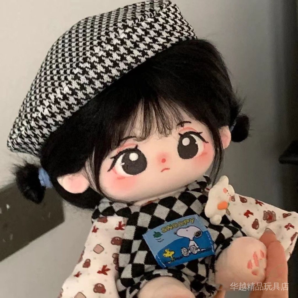 Búp Bê Nhồi Bông Vải Cotton 20cm Không Gây Kích Ứng Dễ Thương Xinh Xắn
