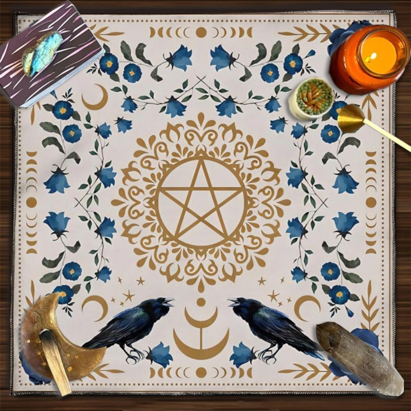 Xi Thảm Trải Bàn Chơi Bài tarot 50 X 50 60 X 60 75 X 75Cm