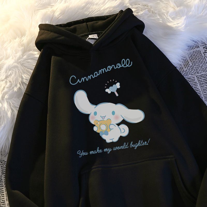 Áo hoodie Dáng Rộng In Hình cinnamoroll babycinnamoroll 2023 Thời Trang Xuân Thu Mới Cho Bé Gái