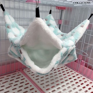 [cisi] Pet sugar glider hamster double-layer hammock treo túi sóc