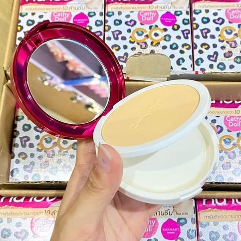 Phấn Phủ Kiềm Dầu Chống Nắng CathyDoll Speed White CC Powder 12g