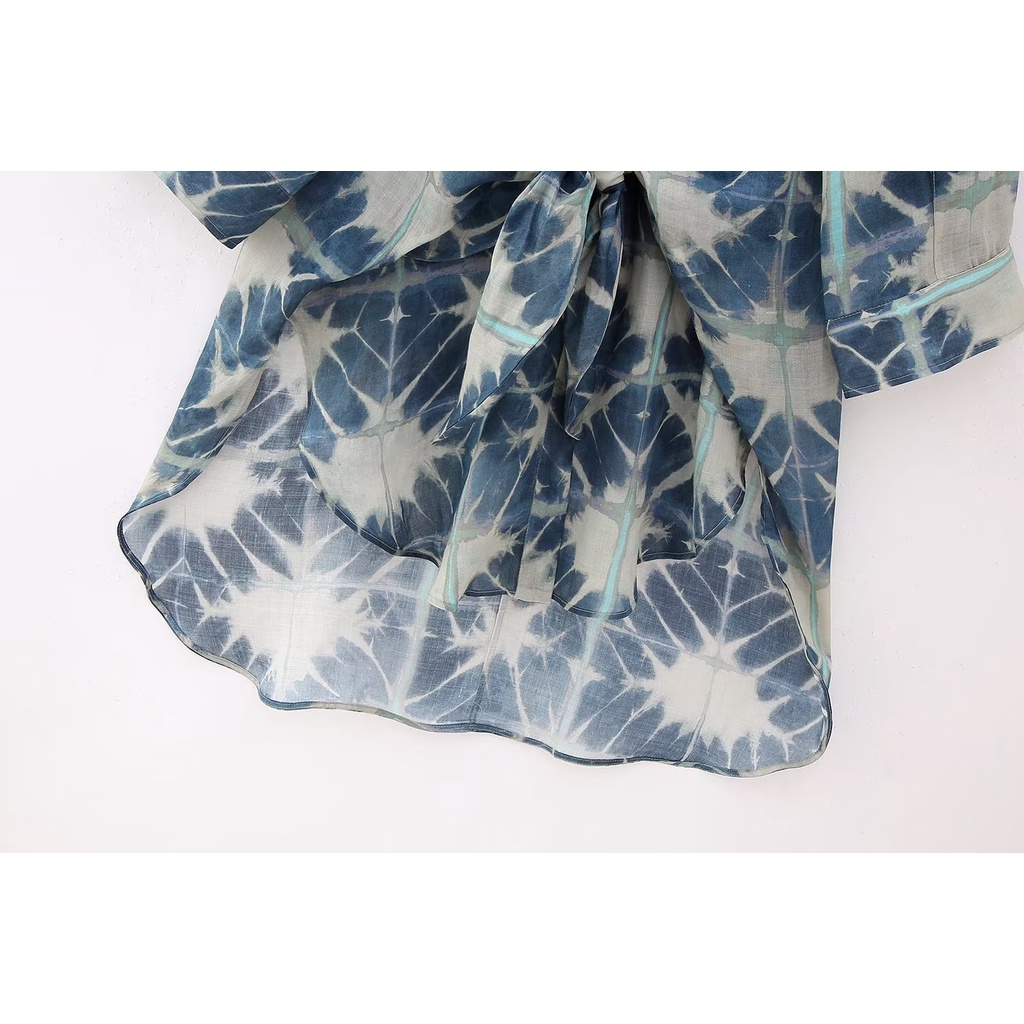 Uibey ve áo cổ áo in áo dài tay 3724