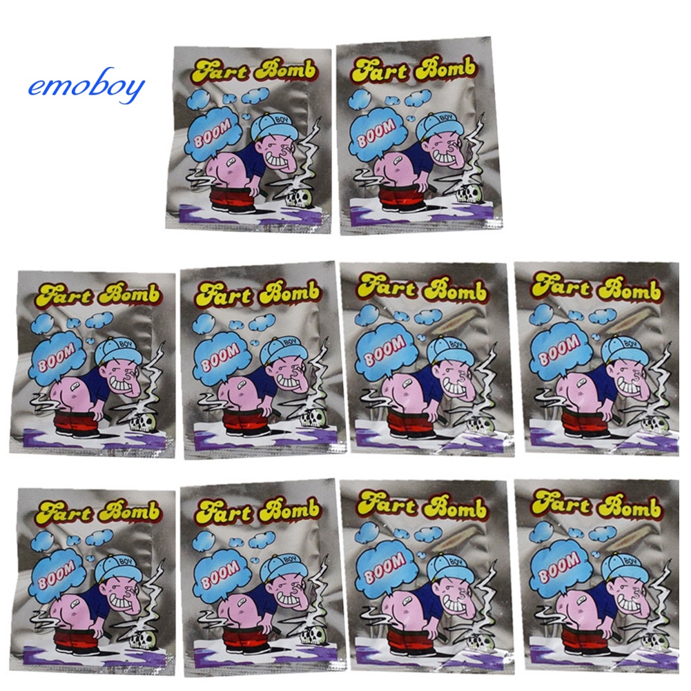 EMOBOY 10 Cái Great Bomb Túi Xì Hơi Khó Chịu Trò Đùa Trò Đùa Lừa Bữa Tiệc Filler Hài Hước Gags