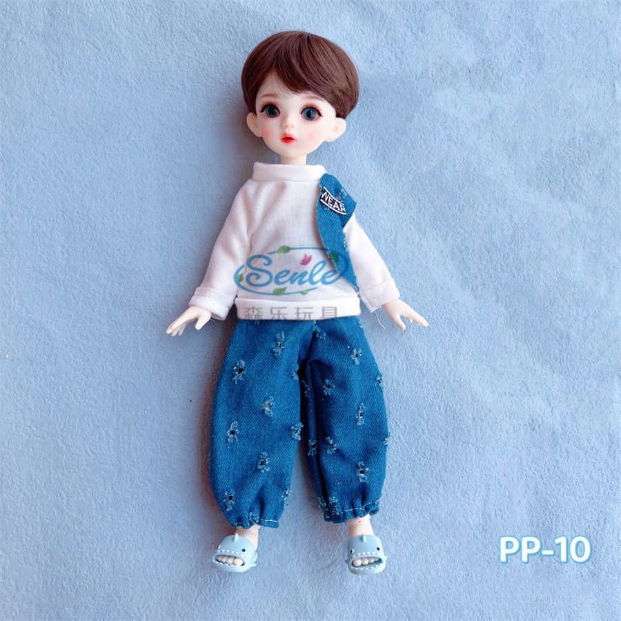 Bjd 30 cm quần áo búp bê bé trai mới búp bê đẹp trai bộ giản dị unisex quà tặng nam và nữ