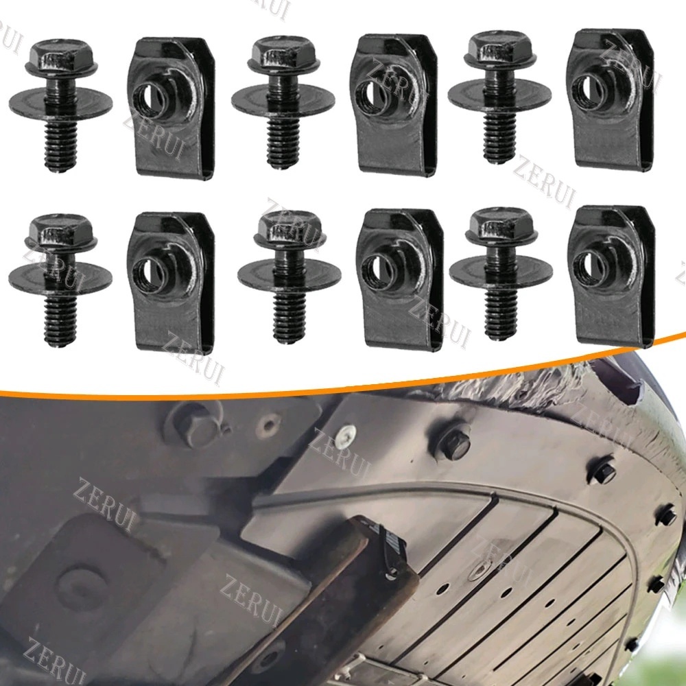 FENDER Đinh Tán Chữ U M6 Chống Rỉ Sét Chống Ăn Mòn Cho Động Cơ Xe Hơi