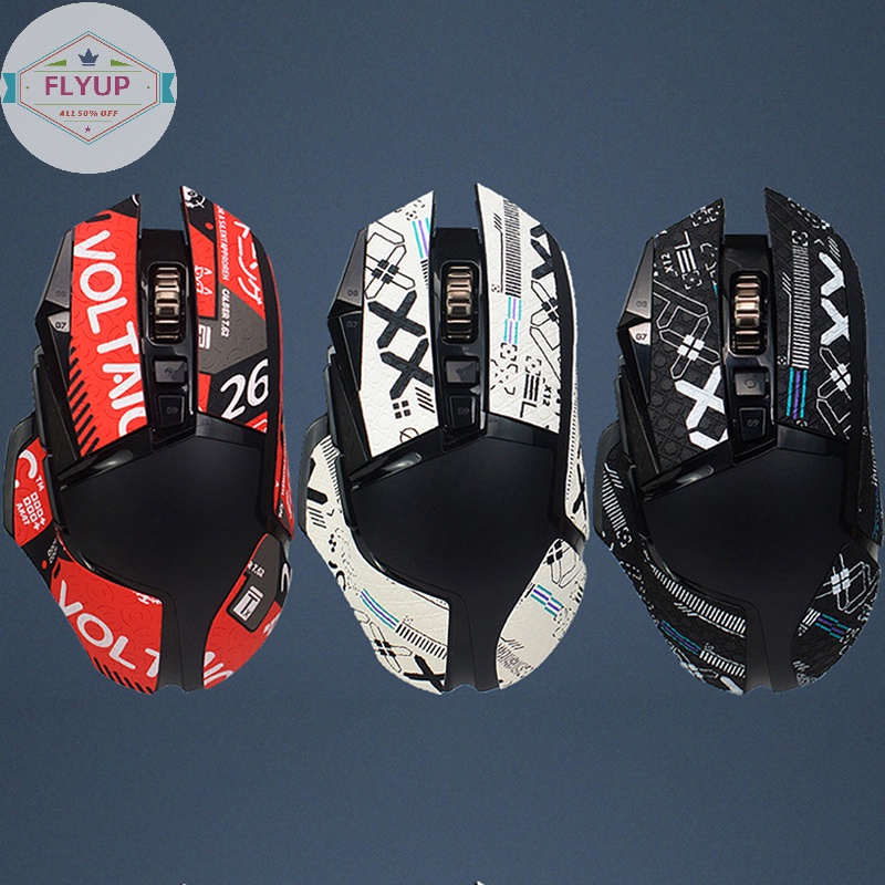 Flyup mouse grip tape skate handmade sticker non slip lizard skin hút mồ hôi cho logitech g502 hero pc gamer diy without mouse vn