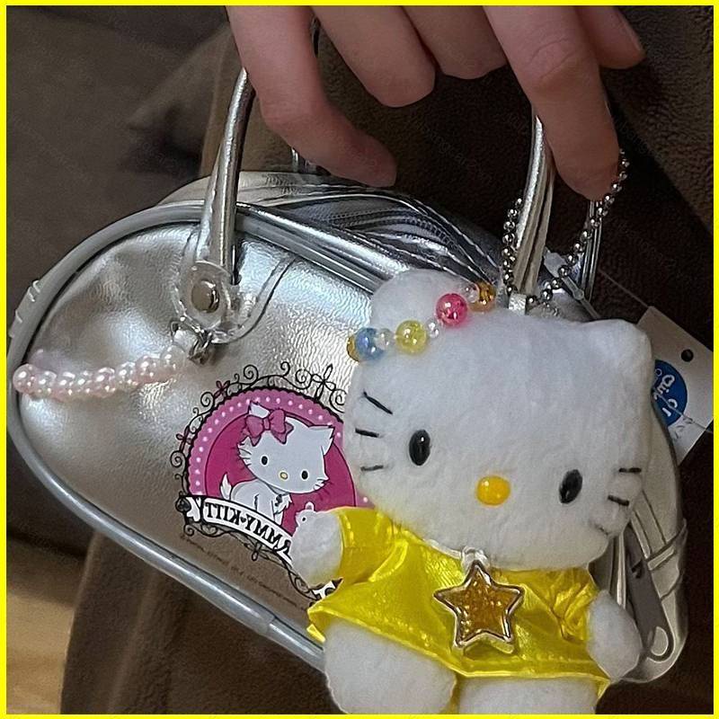 Yb2 sanrio hellokitty phim hoạt hình dễ thương túi xách dưới cánh tay túi đeo vai đa năng thời trang dung tích lớn cá nhân hóa