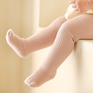  Quần tất bông Màu đồng nhất mềm mỏng thoáng khí cho bé 