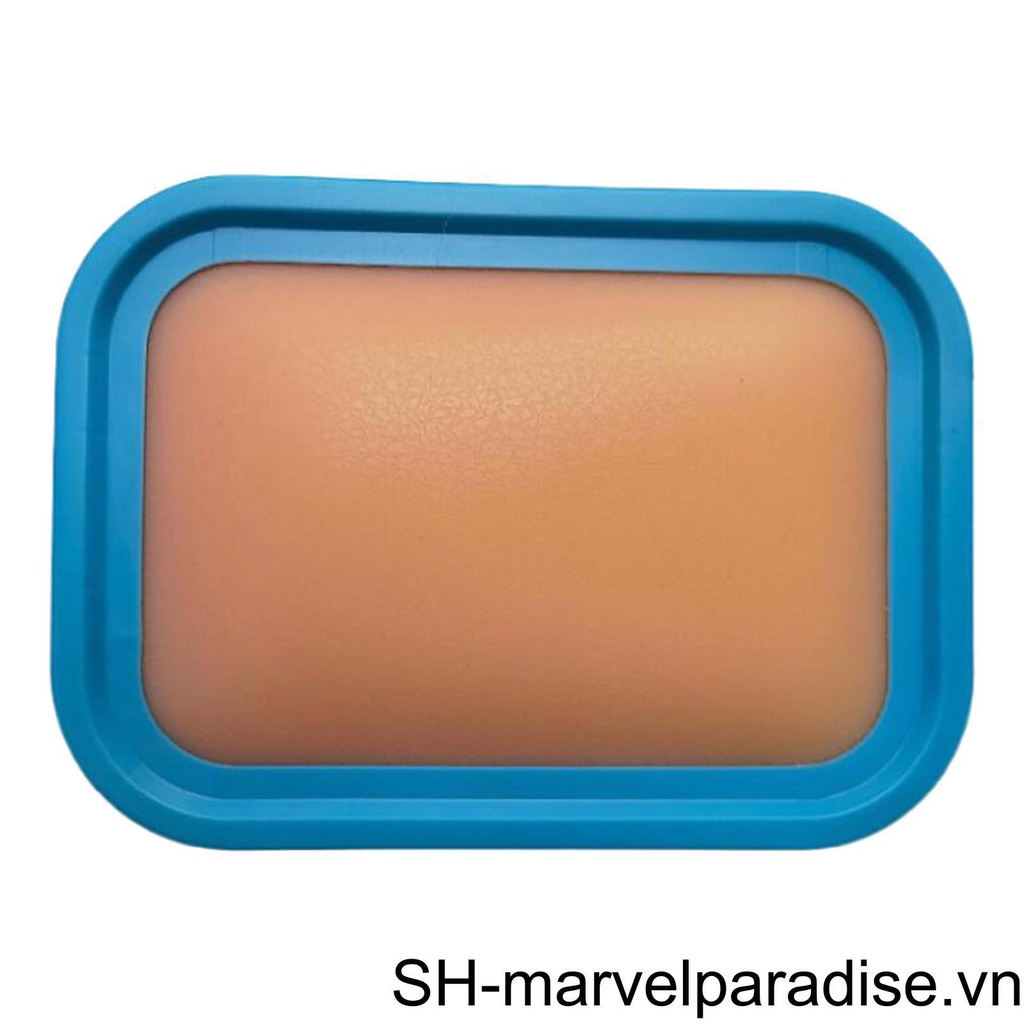 Silicone mô hình da người pad tái sử dụng anti-slip base để thực hành tiêm