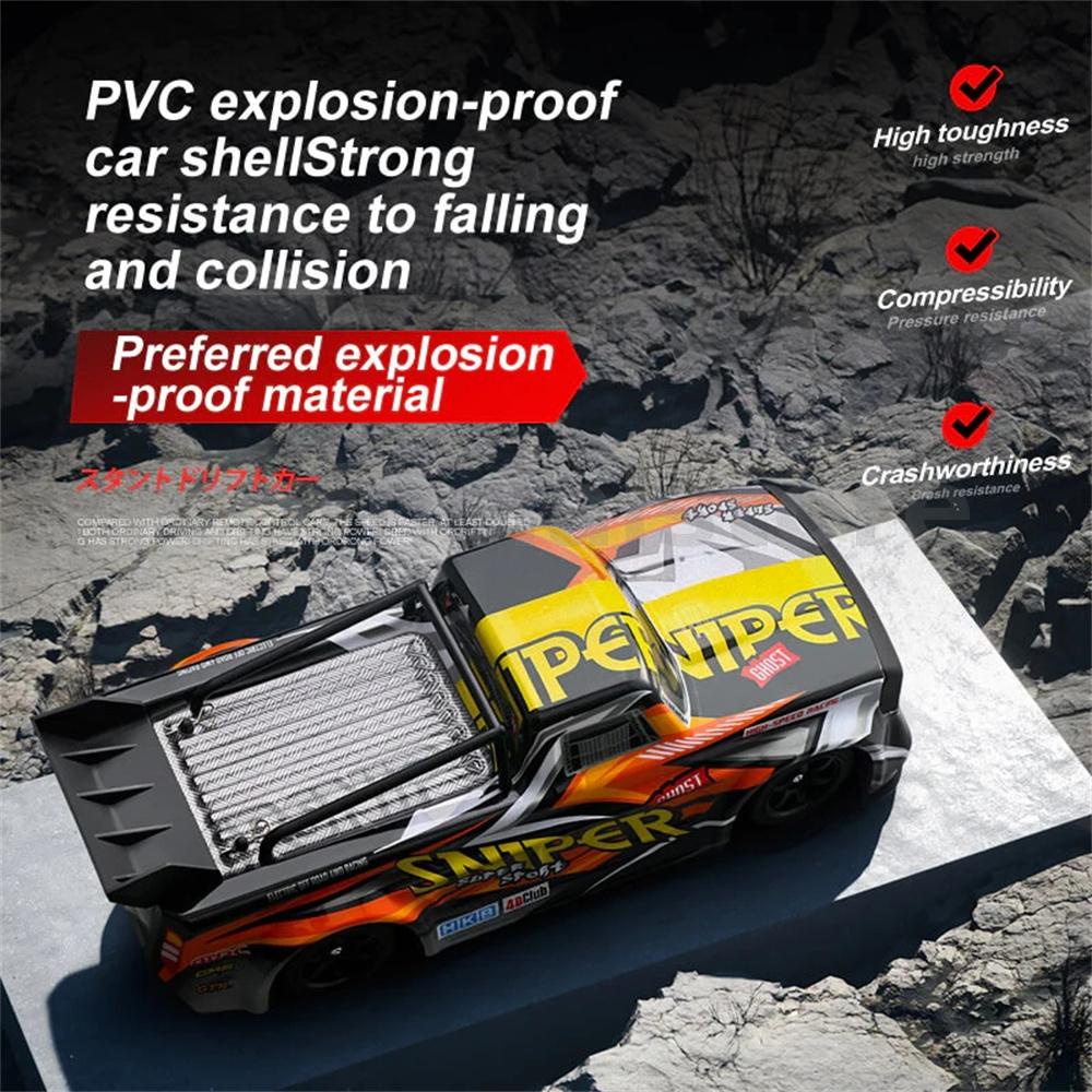 4drc h4 rtr 1/16 2.4g 4wd 30km / h rc car drift led light tốc độ cao đua xe off-road xe đóng thế tất cả các đồ chơi địa hình