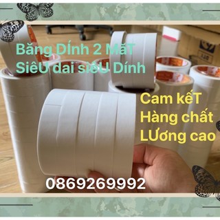 Băng keo 2 mặt dài 10m siêu dính