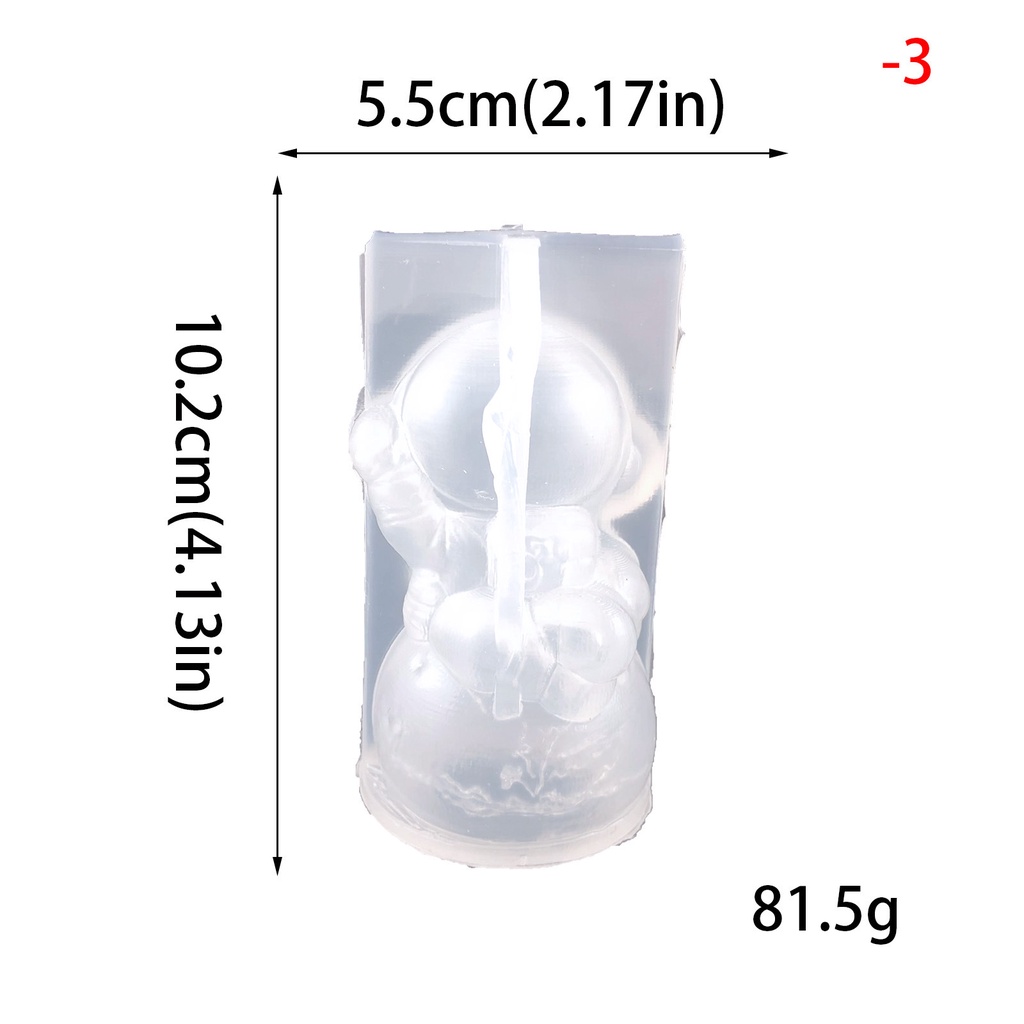 Phi hành gia Hương Liệu Khuếch Tán Đá Trang Trí Khuôn Silicon Tự Làm Phi Hành Gia Hương Liệu Nến Trang Trí Nhà Cửa Khuôn