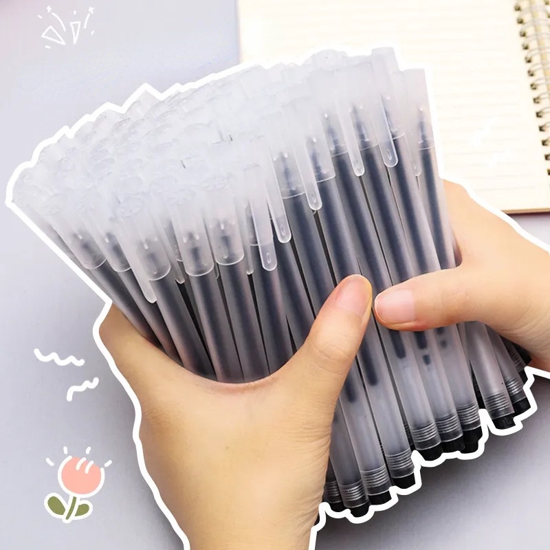 Bút Kí Tên Văn Phòng Làm Việc Dưới Nước / Bút Viết Chữ Ký / Bút Viết Khô Nhanh Trong Suốt 0.5 Kim Mờ / 3 Màu