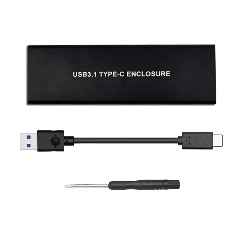 M key NVME PCI Express M.2 SSD HDD Enclosure USB3.1 Type-c sang PCI-e 3.0 4x NGFF 2280 Hộp di động n