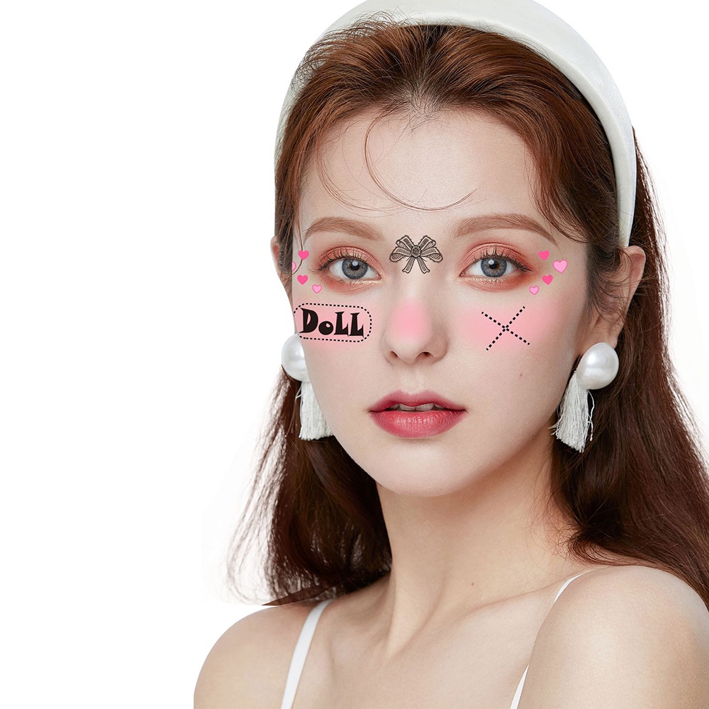 Korean hyuna magic tattoo sticker dễ thương không thấm nước long-lasting spice girl body fake stickers for party makeup decals