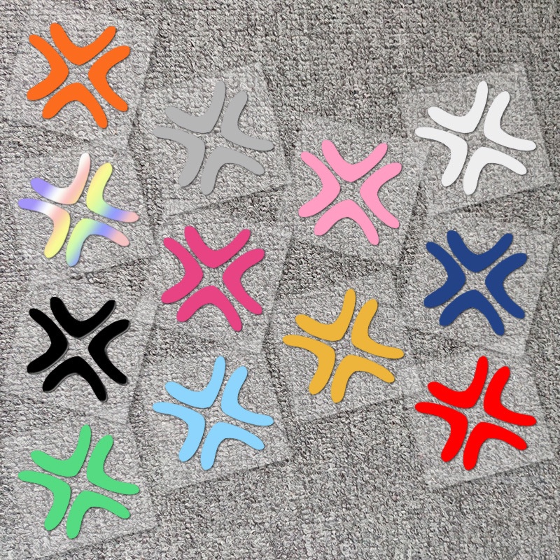 2pc dán phản quang xe tức giận và tức giận với nổ xương sườn phản quang dán xe ô tô xe điện yamaha dán gương phản quang dán trang trí