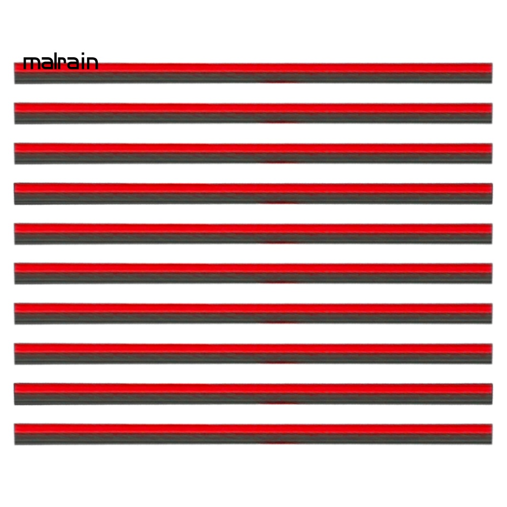 Bộ 10 Miếng Dán Trang Trí Lưới Điều Hòa Xe Hơi Hình Chữ U