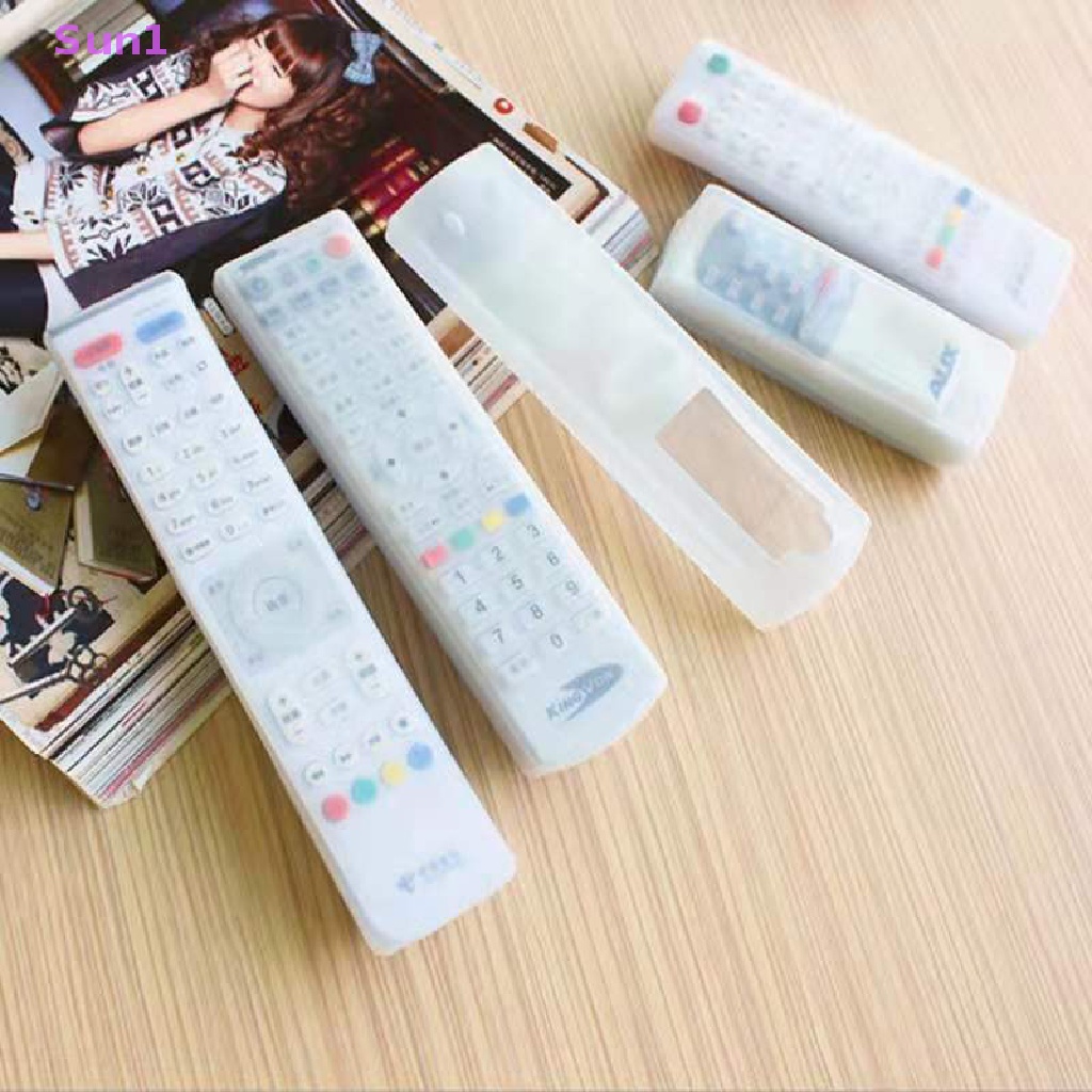 Túi Silicone Đựng Điều Khiển TV / Máy Lạnh Chống Bụi 4 Kiểu Mang Đi Tiện Dụng Sun1 &gt;