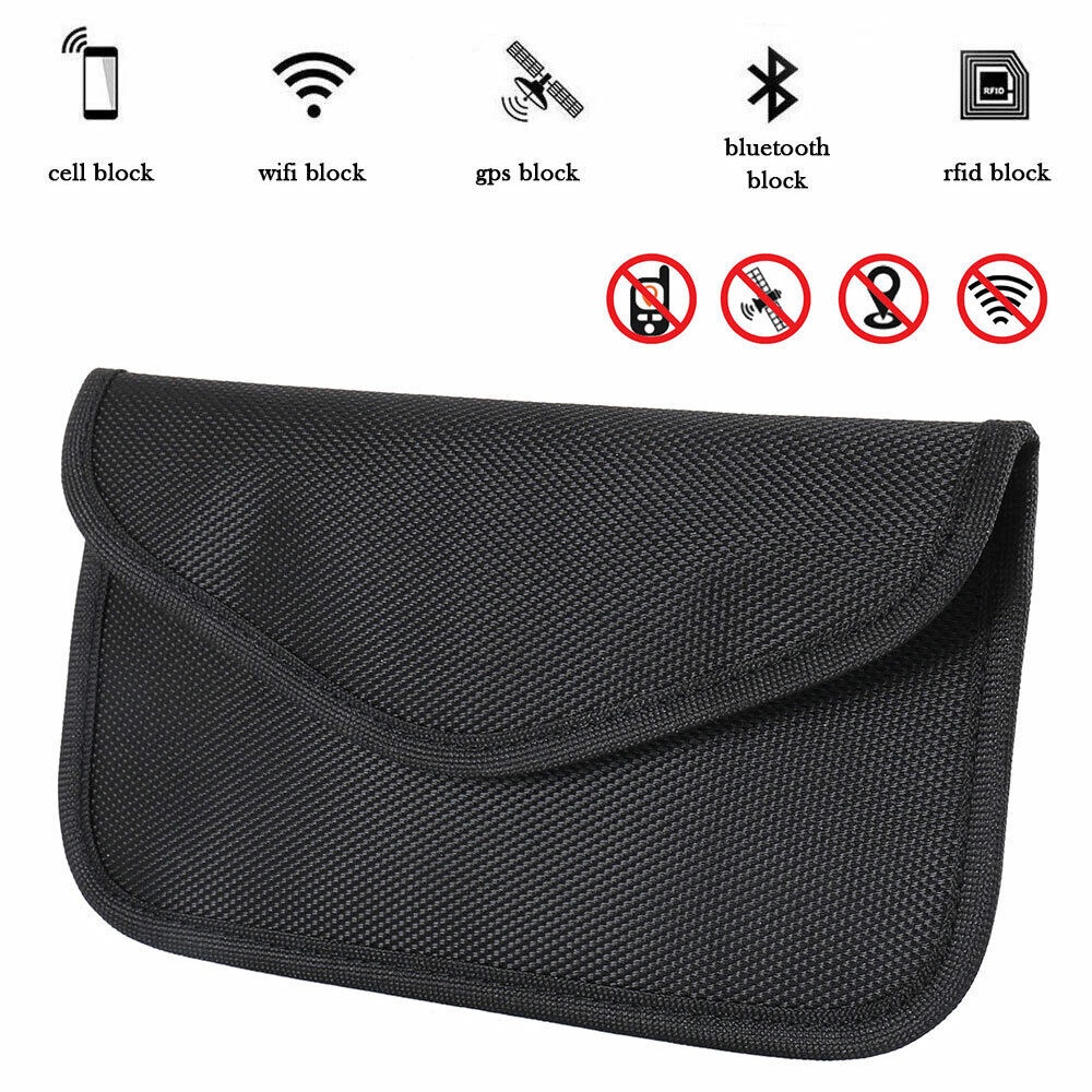 Túi Đựng Điện Thoại / Thiết Bị Định Vị GPS RF Cỡ Lớn Chống Bức Xạ Chuyên
