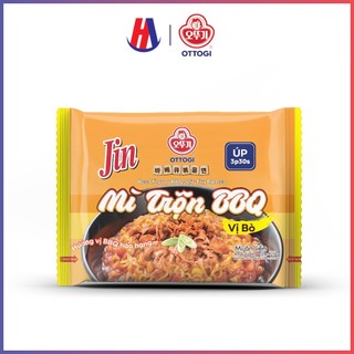 Mì ăn liền trộn bbq vị bò ottogi 75g