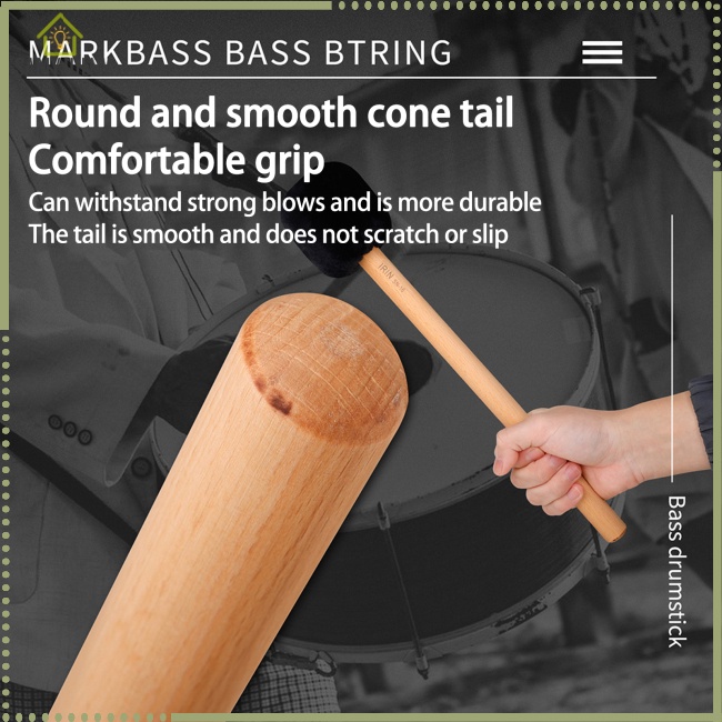 Dùi Trống Phủ Lông Chuyên Dụng Cho Nhạc Cụ Snare