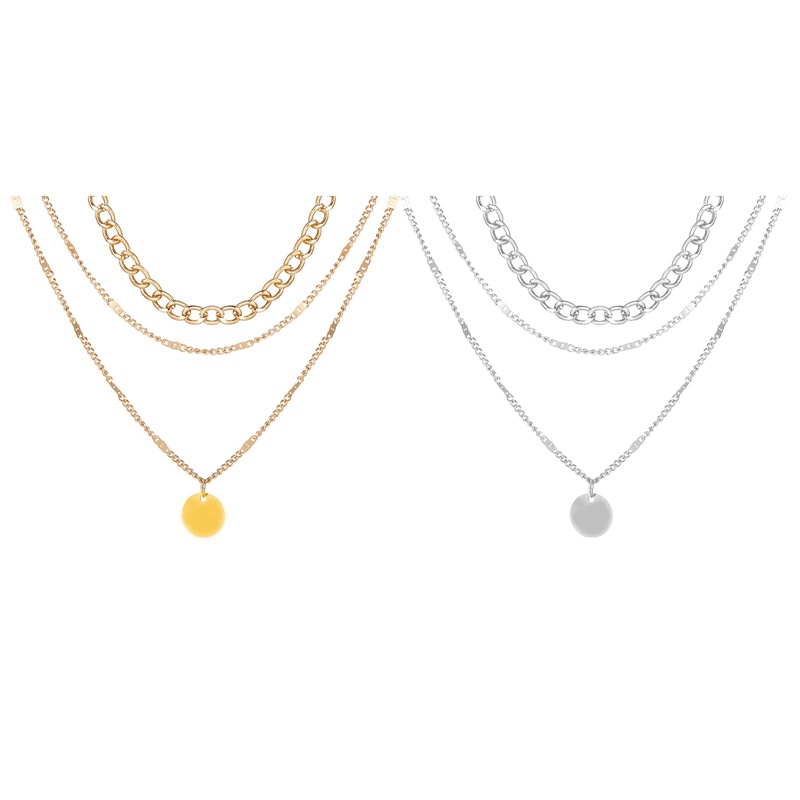 Vòng cổ Nhiều Lớp Đính Đồng Xu Phong Cách Bohemian Thời Trang Cho Nữ