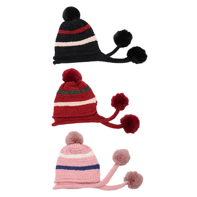 Mũ Len Trùm Tai Phong Cách Hàn Quốc Thời Trang Cho Nữ