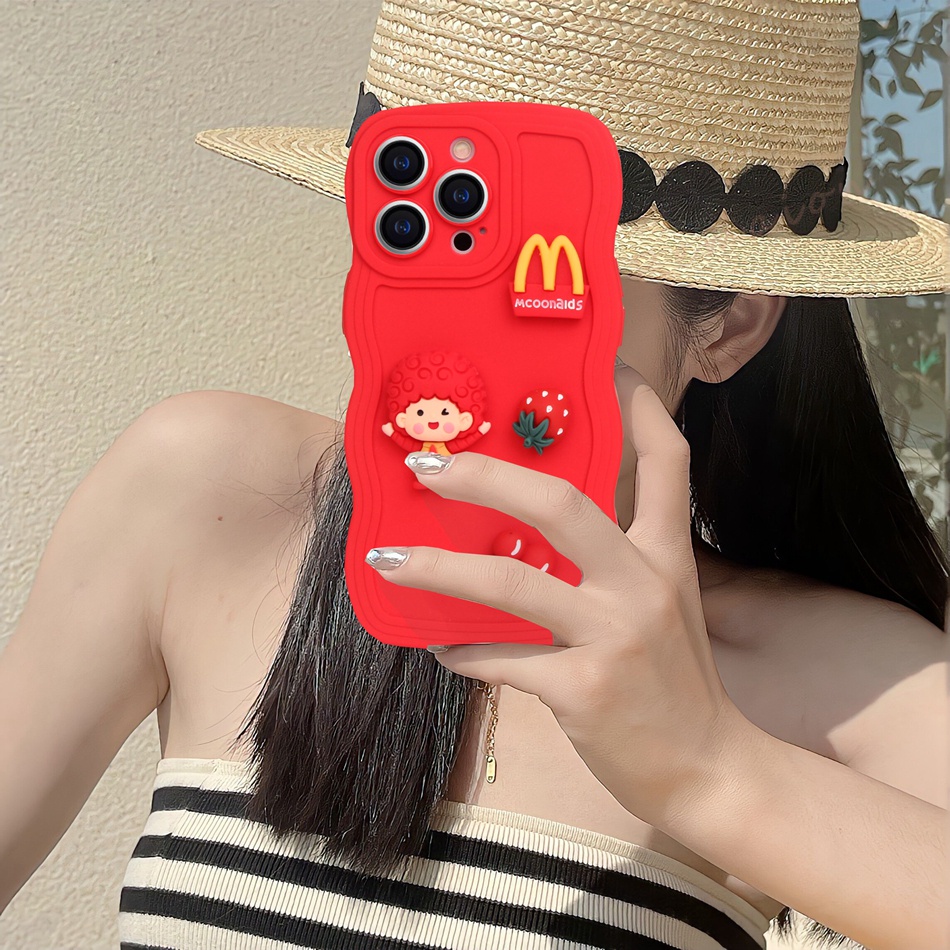 Ốp Điện Thoại Silicon Hình Gấu 3D Cho iPhone 11 12 13 14 Pro MAX Plus Mini X XR XS MAX 6 S 7 8 Plus SE 2020 11Pro 12pro 13Pro