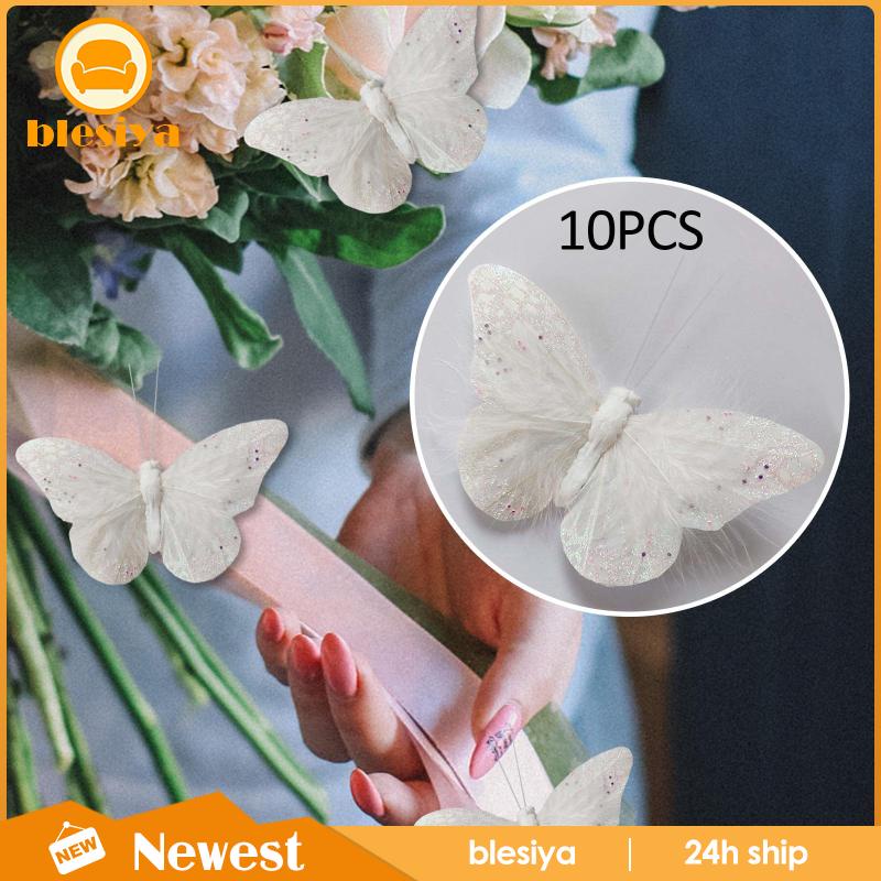 Set 10 Miếng Dán Tường Trang Trí Hình Bướm 3D Đa Ứng Dụng