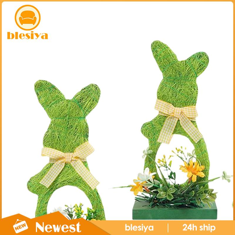 Set 3 Phụ Kiện Treo Trang Trí Bằng Gỗ Hình Thỏ Phục Sinh