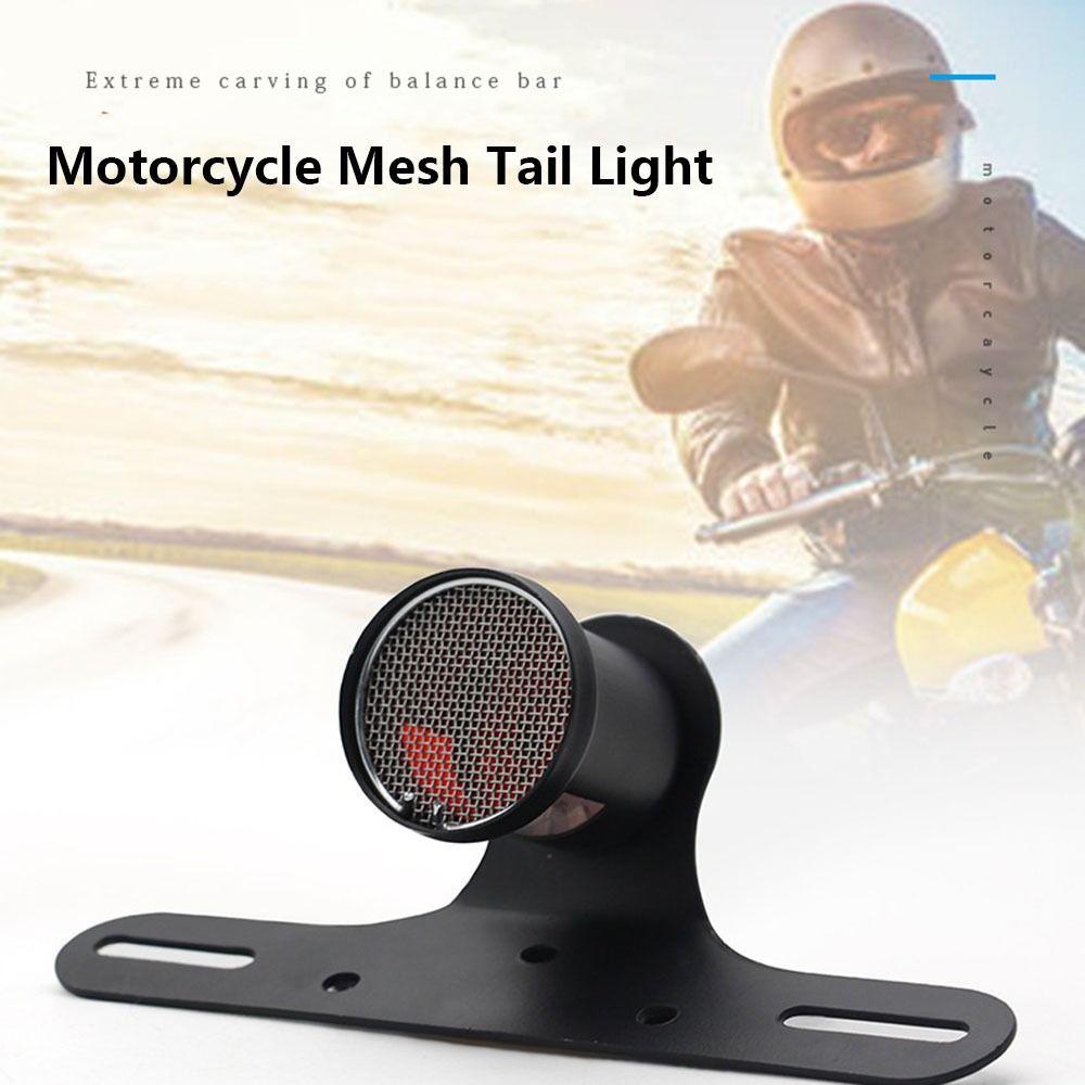 Đèn Đuôi Xe Máy Dạng Lưới Phong Cách Retro