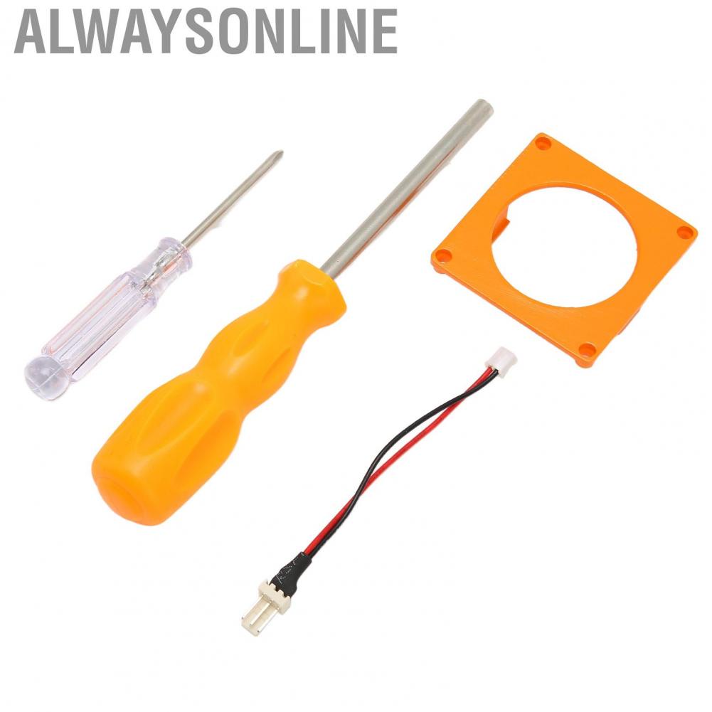 Alwaysonline 3D Printed Frame Mount Kit Orange Fan Print Perfect Fit