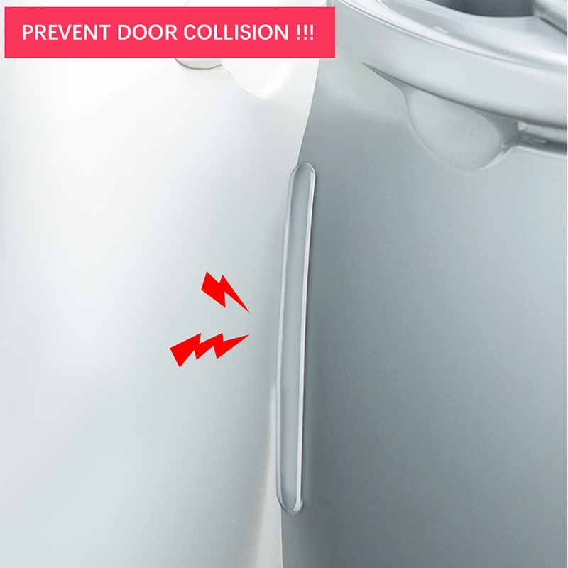 Set 10 Miếng dán Silicon Chống Xước Tay cửa, Hõm cửa ô tô có logo Chevrolet