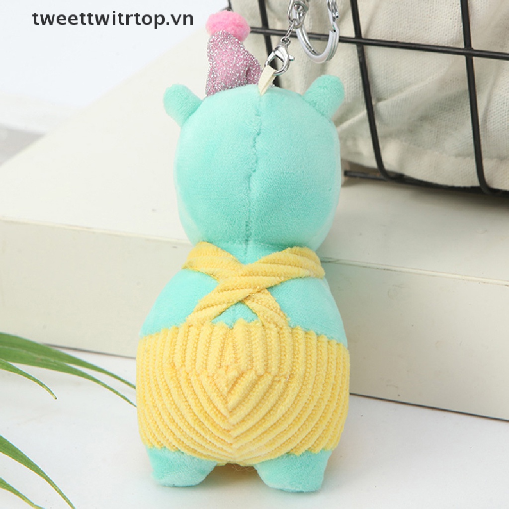 Móc Khóa Hình Hà Mã Nhồi Bông Đáng Yêu