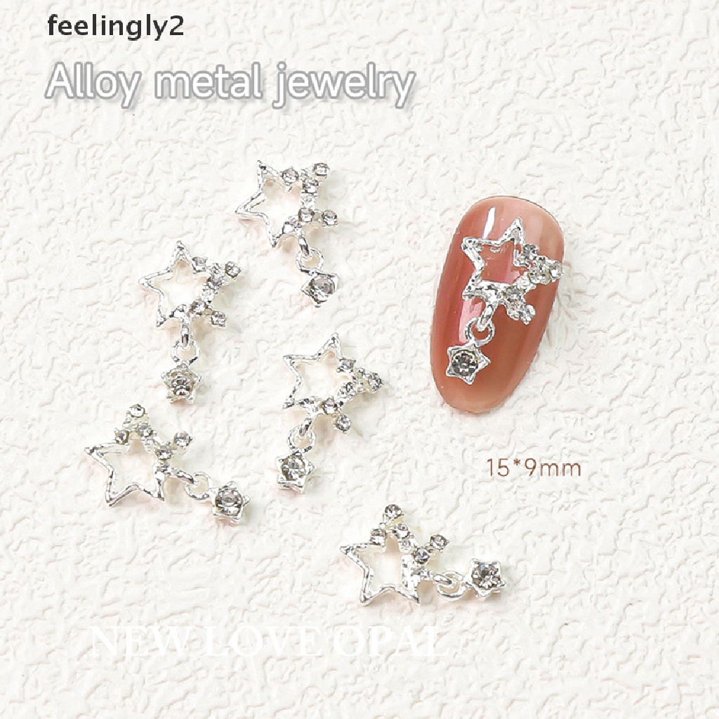 Phụ Kiện Trang Trí Móng Tay Hình Ngôi Sao Năm Cánh Lấp Lánh