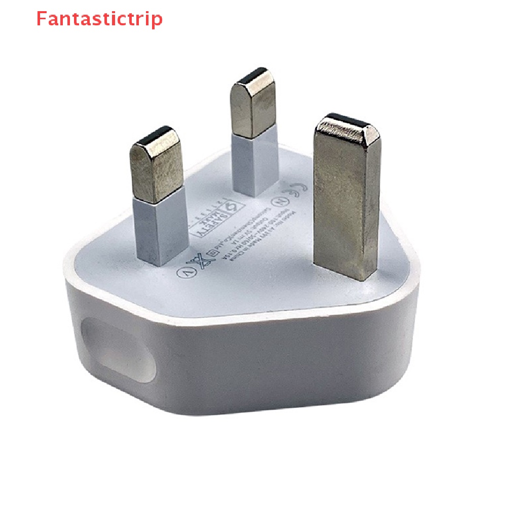 Phích Cắm Sạc USB UK 3 Chấu 1 Cổng USB Tiện Dụng Khi Đi Du Lịch