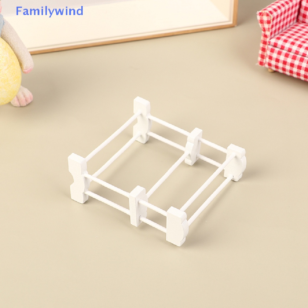 Giá Phơi Khăn Lau Tay Màu Trắng Trang Trí Nhà Búp Bê Tỉ Lệ 1: 12