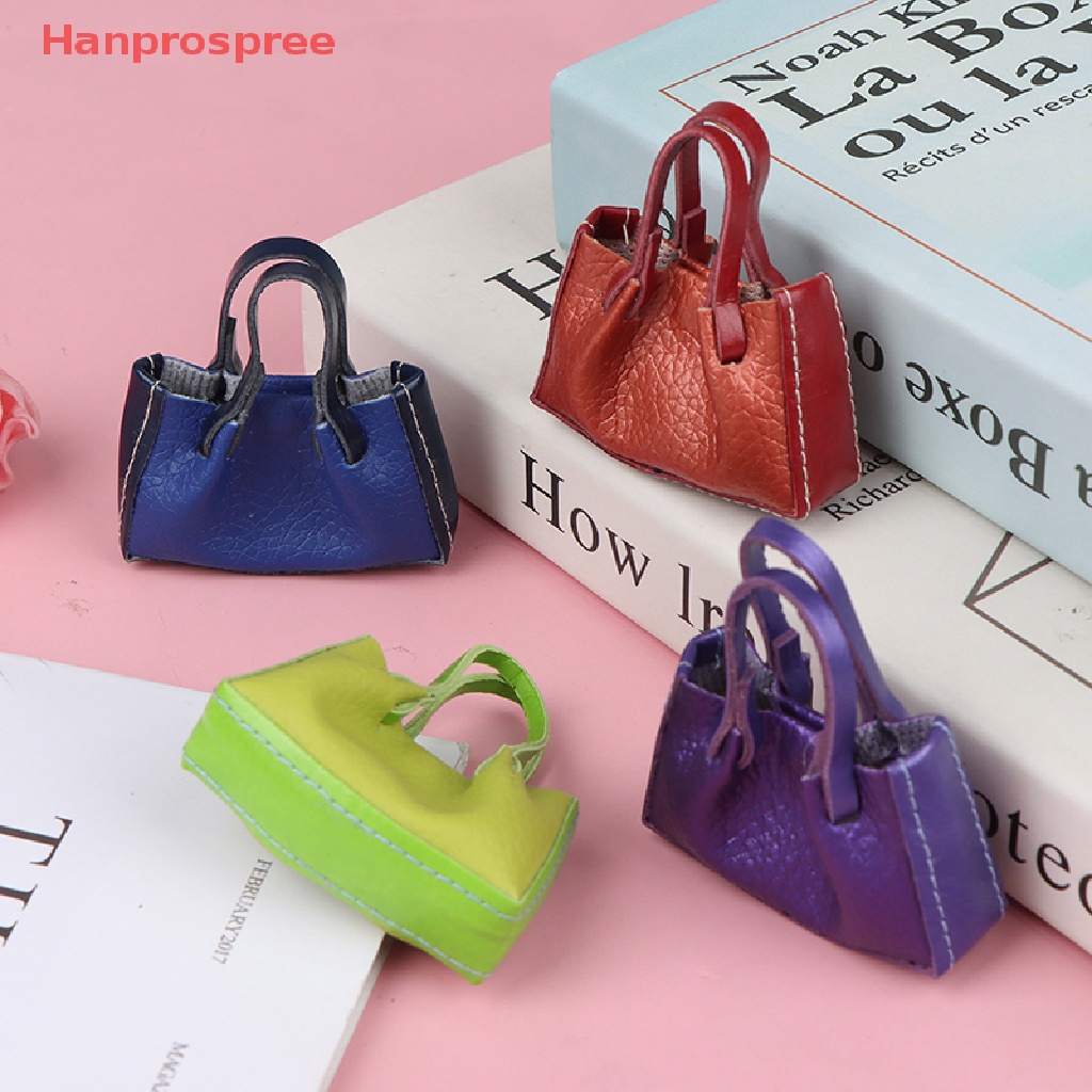 Túi Xách Da PU Trang Trí Nhà Búp Bê Tỉ Lệ 1 / 6 1 / 12