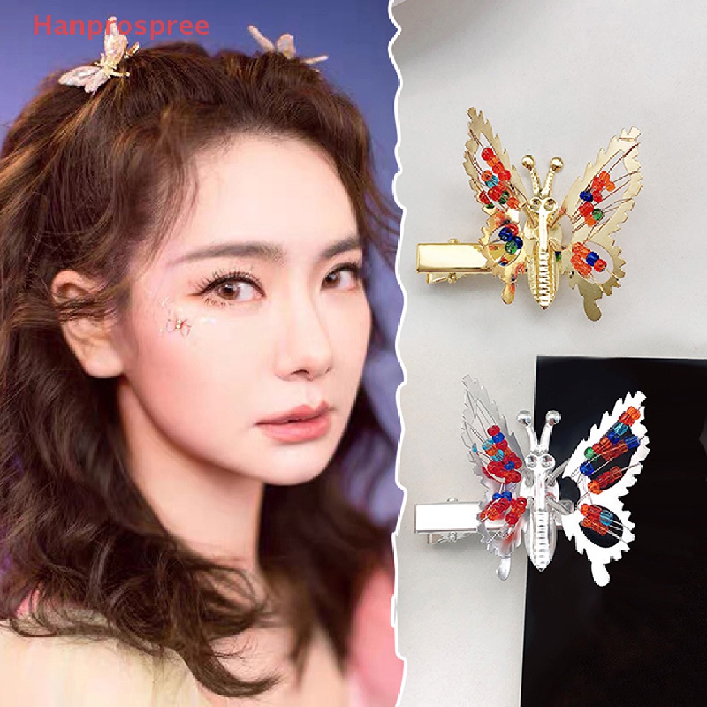 Kẹp Tóc Hình Bướm Bằng Kim Loại Thời Trang Dành Cho Nữ