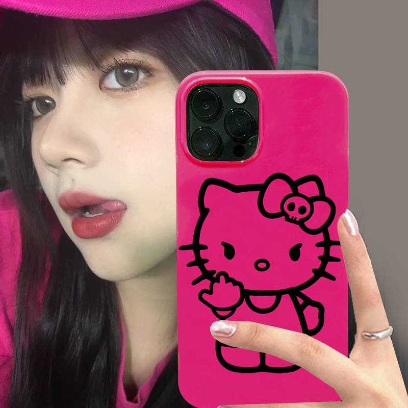 Spoof Hot Girl Gesture Kt for Iphone14promax Phone Case 11 Apple 12 Male XR Personality 13 Female 8P ZwJq