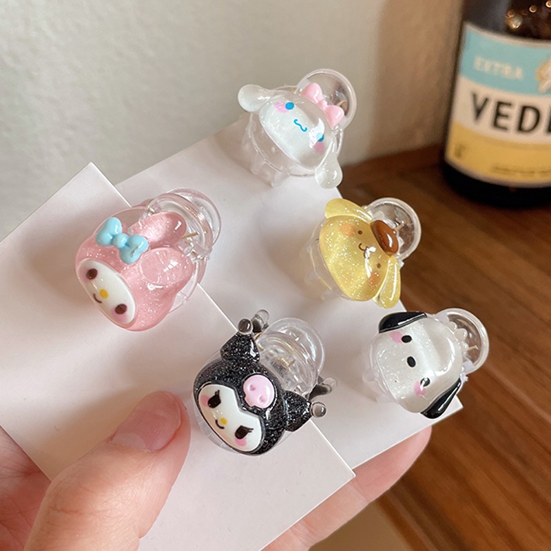 Kẹp Tóc Hình Búp Bê Hoạt Hình Mini Dễ Thương Cho Bé Gái