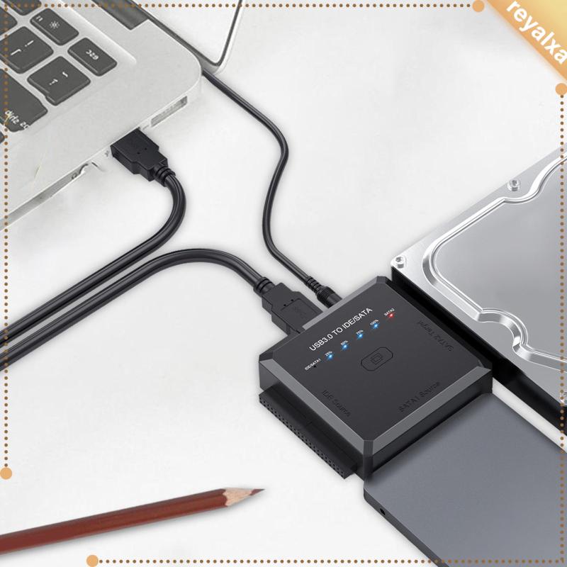 Bộ Chuyển Đổi USB3.0 Sang IDE / EU 5Gbps Cho 2.5 3.5inch HDD / SSD / IDE