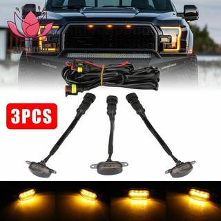 Set 3 đèn led gắn phía trước xe hơi ford f-150 raptor